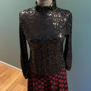 FREE PEOPLE Intimately Pullover Sequined top in Excellent Preowned condition